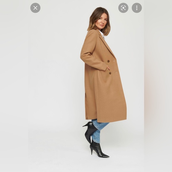 Dynamite Wool Coat - Picture 2 of 6